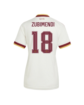 Billige Fotballdrakt Spania Martin Zubimendi #18 Replika Bortedrakt Dame VM 2026 Kortermet Billige Fotballdrakt Spania Martin Zubimendi #18 Replika Bortedrakt Dame VM 2026 Kortermet